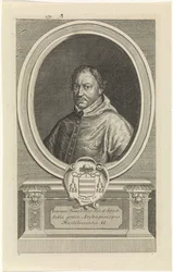 Porträt von Joannes Hauchin, graviert von Jan Baptist Jongelinck